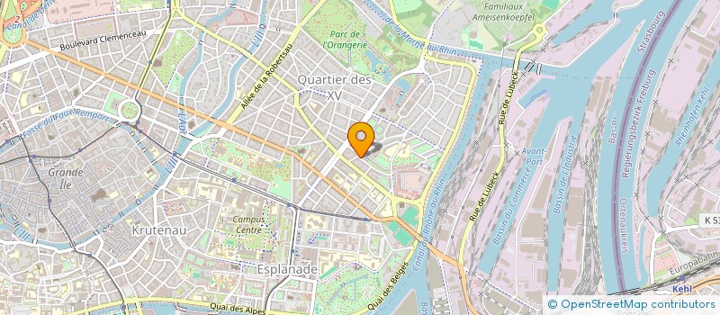localisation de l'entreprise MADAME JEANNINE SIBLER à STRASBOURG