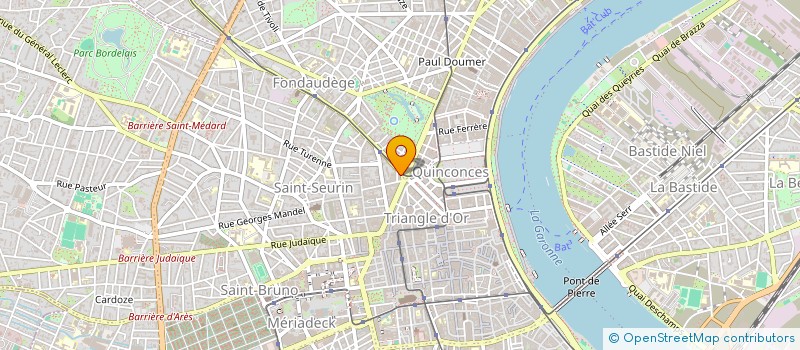 localisation de l'entreprise MADAME JEANNINE SOUC  BORDEAUX