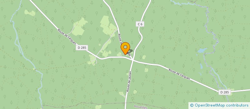 localisation de l'entreprise MADAME JEANNINE SOUGUES  HOUEILLES