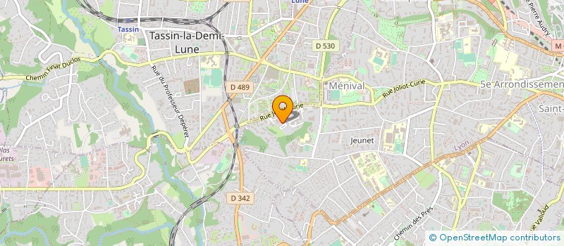 localisation de l'entreprise MADAME JEANNINE SOULAS  LYON