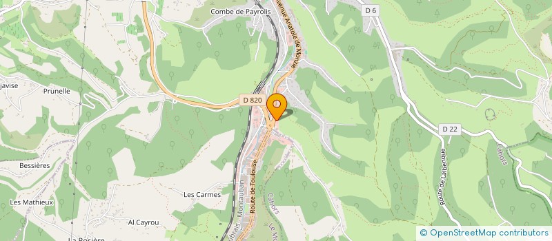 localisation de l'entreprise MADAME JEANNINE SOULE  CAHORS