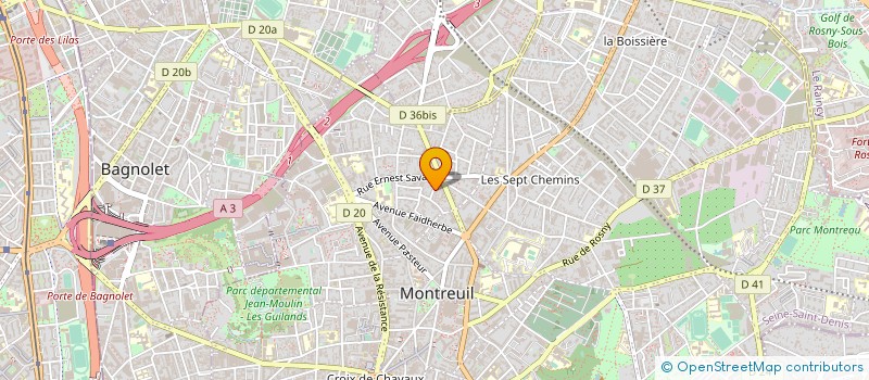 localisation de l'entreprise MADAME JEANNINE STEFANSKA à MONTREUIL