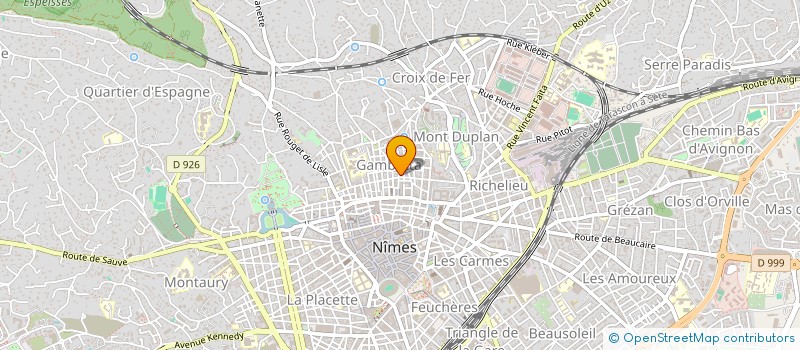 localisation de l'entreprise MADAME JEANNINE SZAFRANSKI à NIMES