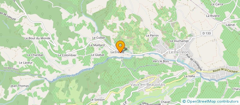 localisation de l'entreprise MADAME JEANNINE TAELEMANS  LE PERREON