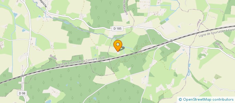 localisation de l'entreprise MADAME JEANNINE THIERRY  LAVARE