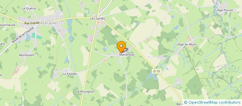 localisation de l'entreprise MADAME JEANNINE TISSIER à AZERABLES