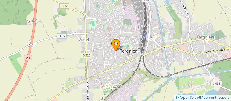 localisation de l'entreprise MADAME JEANNINE TORJON à TERGNIER
