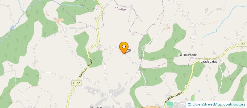 localisation de l'entreprise MADAME JEANNINE TOURNIE  LABATUT