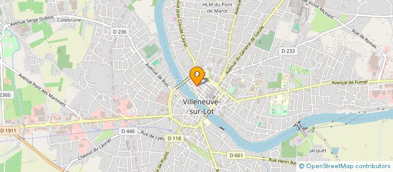 localisation de l'entreprise MADAME JEANNINE VALLAIS  VILLENEUVE SUR LOT