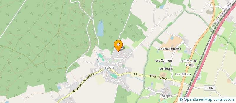 localisation de l'entreprise MADAME JEANNINE VALLEE à ECOUVES