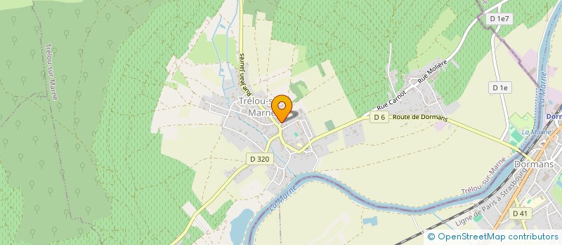 localisation de l'entreprise MADAME JEANNINE VALLET à TRELOU-SUR-MARNE