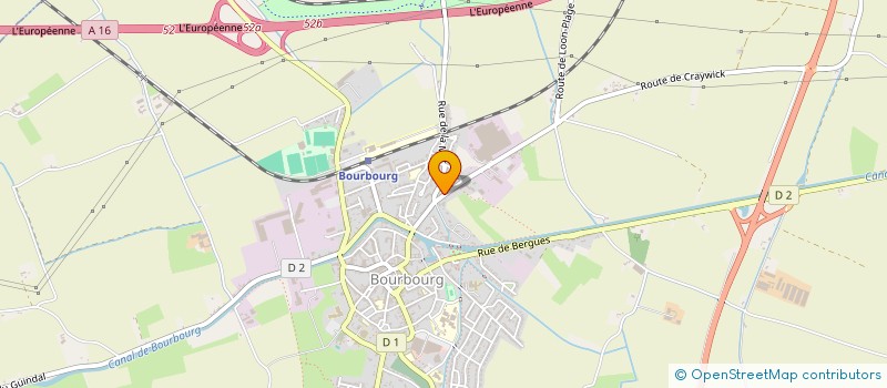 localisation de l'entreprise MADAME JEANNINE VANSUYPEENE à BOURBOURG