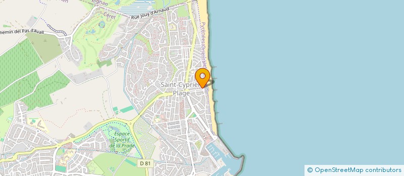 localisation de l'entreprise MADAME JEANNINE VAUTARD  ST CYPRIEN