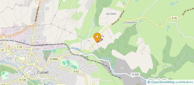 localisation de l'entreprise MADAME JEANNINE VIAL à CUSSET