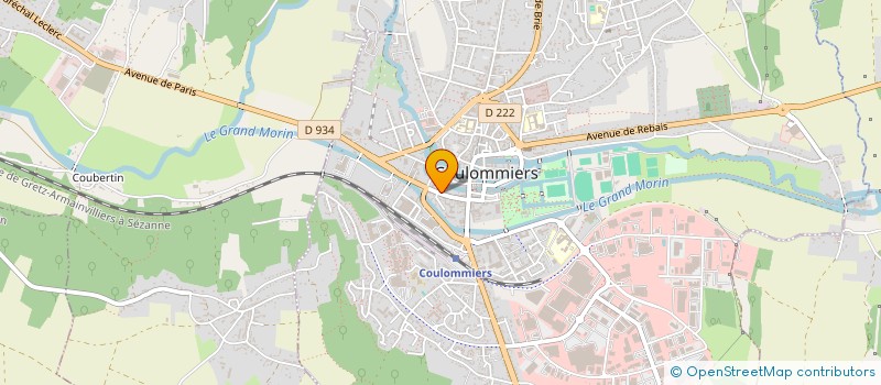 localisation de l'entreprise MADAME JEANNINE VILLEROY à COULOMMIERS