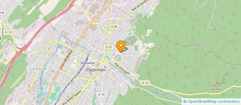 localisation de l'entreprise MADAME JEANNINE VUILLERMOZ à OYONNAX