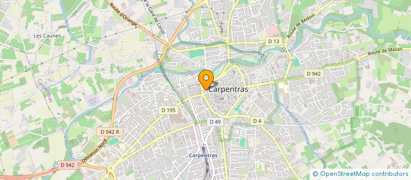 localisation de l'entreprise MADAME JEANNINE ZE  CARPENTRAS