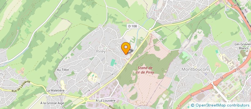 localisation de l'entreprise MADAME JEANNOT COURCIER  PIREY