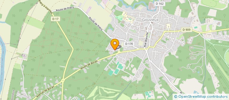 localisation de l'entreprise MADAME JEANOU BREL  GOUVIEUX