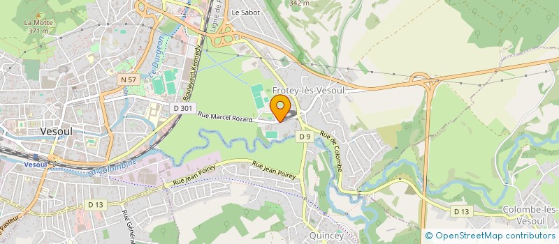 localisation de l'entreprise MADAME JECOLIA LITTOT  FROTEY-LES-VESOUL