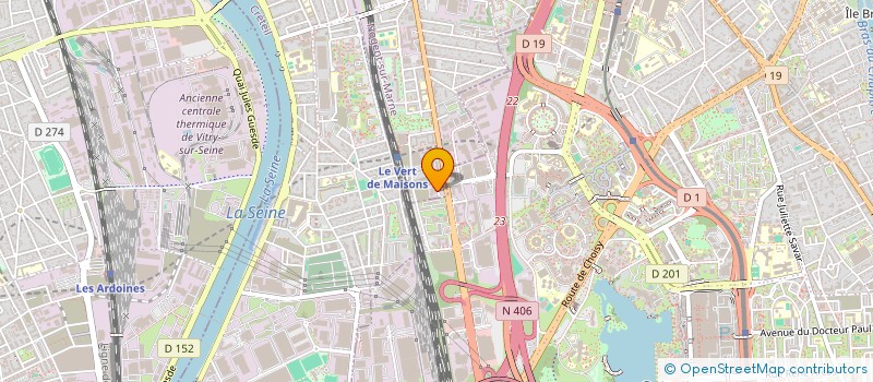 localisation de l'entreprise MADAME JEDJIGA BOUSSACI  MAISONS-ALFORT