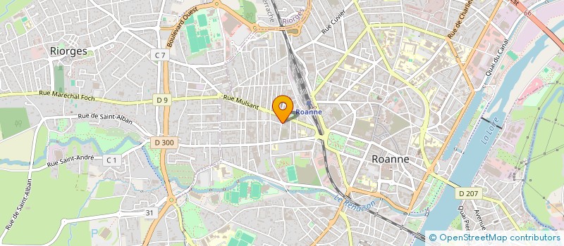 localisation de l'entreprise MADAME JEFIMOVA MILANA  ROANNE