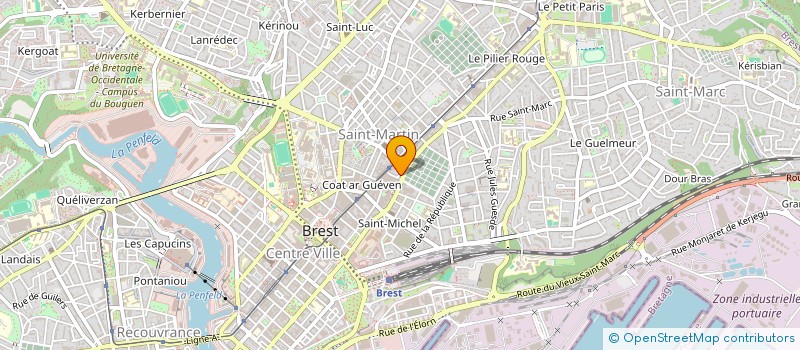 localisation de l'entreprise MADAME JEHANNE BOUZENNOUNN à BREST