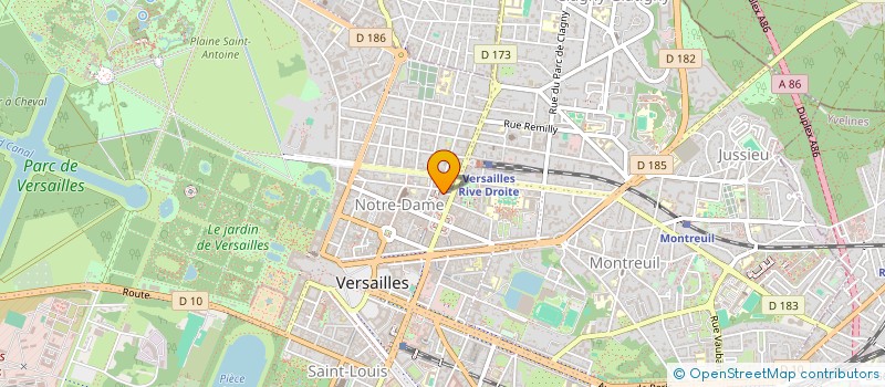 localisation de l'entreprise MADAME JEHANNE DELRIEU à VERSAILLES