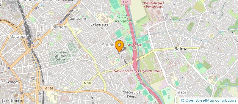 localisation de l'entreprise MADAME JEHANNE LAURENT DE VALORS à TOULOUSE