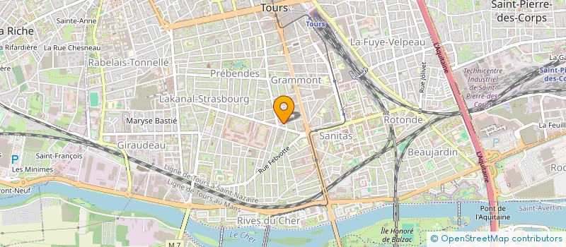 localisation de l'entreprise MADAME JEHANNE LE THERY  TOURS