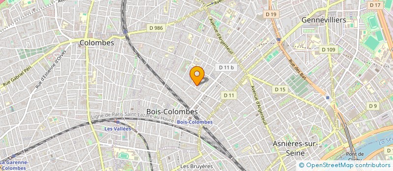 localisation de l'entreprise MADAME JEHANNE PEDEL à BOIS-COLOMBES