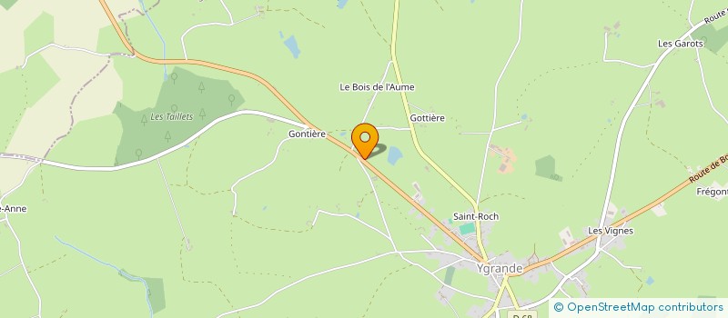 localisation de l'entreprise MADAME JEHANNE ROCHER  SAINT-AUBIN-LE-MONIAL