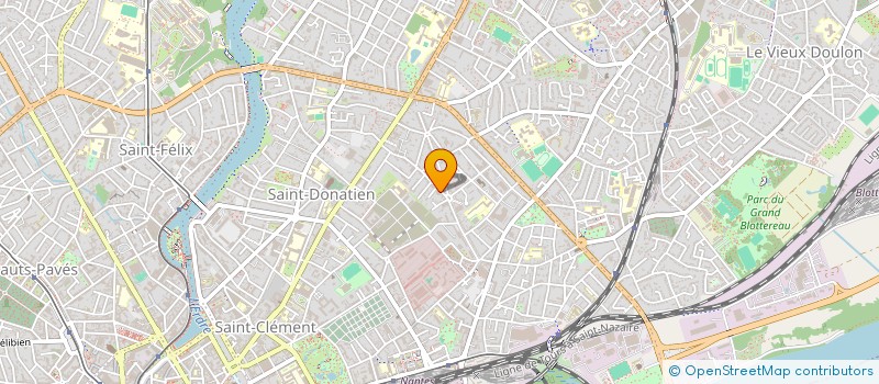 localisation de l'entreprise MADAME JEHANNINE DEZAMY à NANTES
