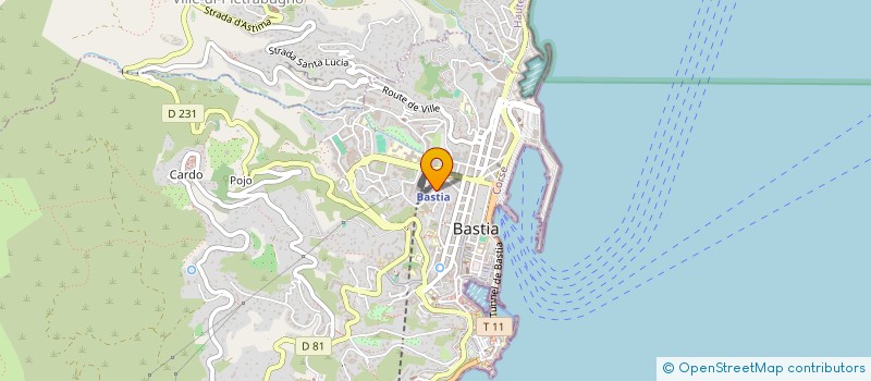 localisation de l'entreprise MADAME JEKATERINA ZENINA à BASTIA
