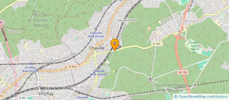 localisation de l'entreprise MADAME JELENA CALENKO à CHAVILLE