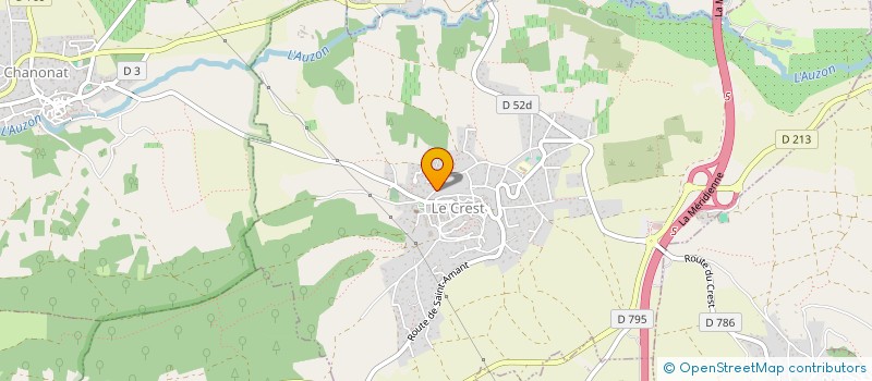 localisation de l'entreprise MADAME JELENA CVETKOVIC  LE CREST