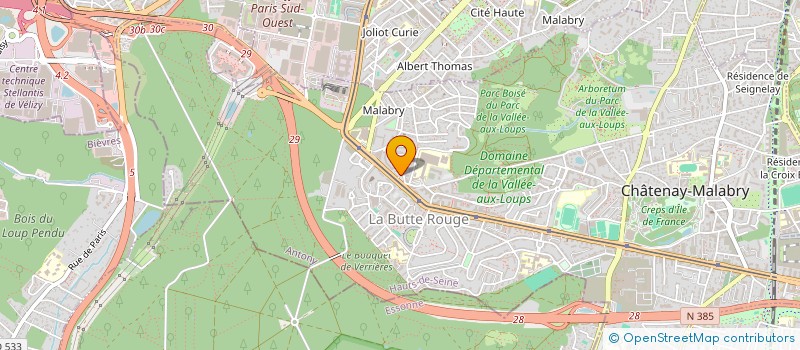 localisation de l'entreprise MADAME JELENA GLISIC  CHATENAY-MALABRY