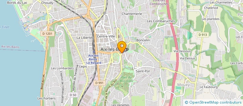 localisation de l'entreprise MADAME JELENA JOCIC à AIX-LES-BAINS