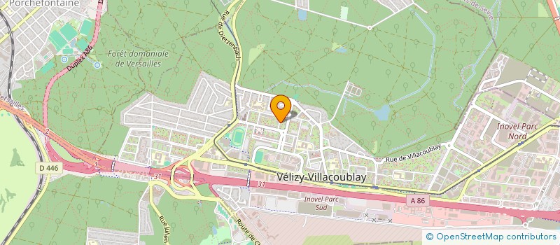 localisation de l'entreprise MADAME JELENA POPOVA à VELIZY-VILLACOUBLAY