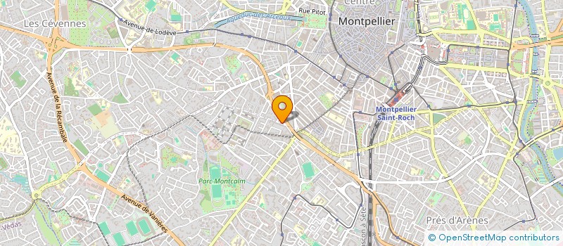 localisation de l'entreprise MADAME JELICKA DARIN  MONTPELLIER