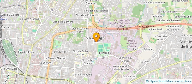 localisation de l'entreprise MADAME JEMAA EL AOUFY à ORLEANS