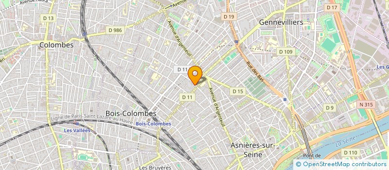 localisation de l'entreprise MADAME JEMELA TESSA à BOIS-COLOMBES