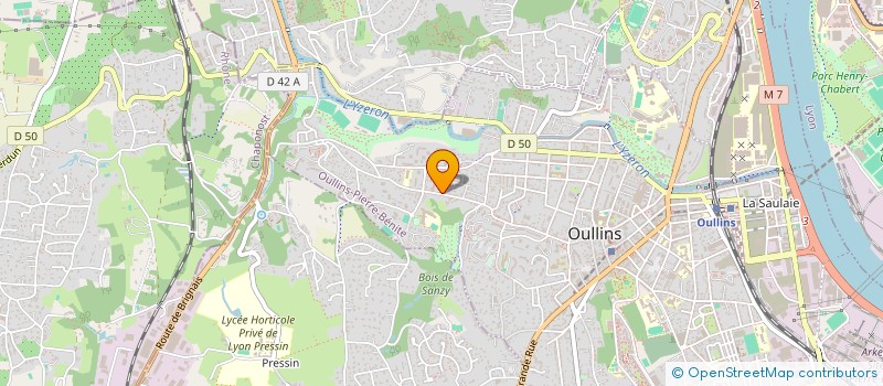 localisation de l'entreprise MADAME JEMIMA O'SULLIVAN  OULLINS-PIERRE-BENITE