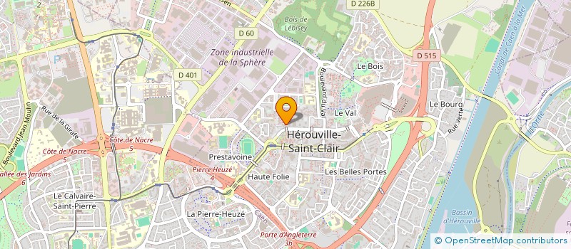 localisation de l'entreprise MADAME JEMINIE BEUVILLE à HEROUVILLE-SAINT-CLAIR