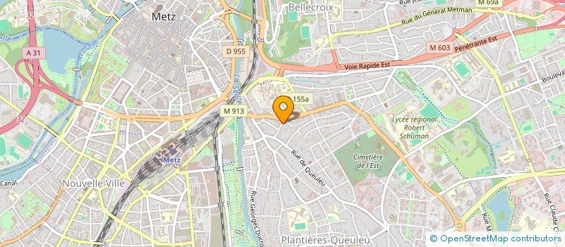 localisation de l'entreprise MADAME JEMMIE VAN à METZ