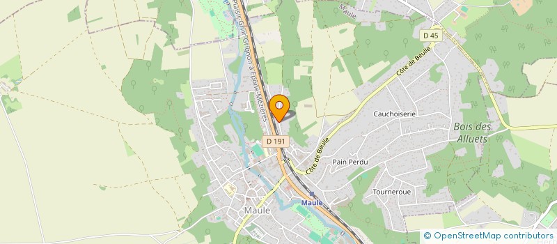 localisation de l'entreprise MADAME JENIFER BONNIVERT  MAULE