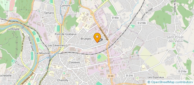 localisation de l'entreprise MADAME JENIFER LOISEL  ALES