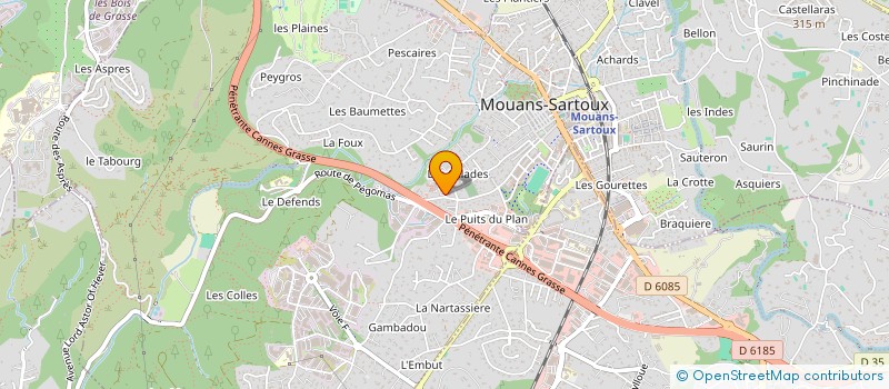 localisation de l'entreprise MADAME JENIFFER ORTIZ ALMONTE  MOUANS-SARTOUX