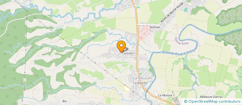 localisation de l'entreprise MADAME JENITA JANEUS  SAINTE-ROSE