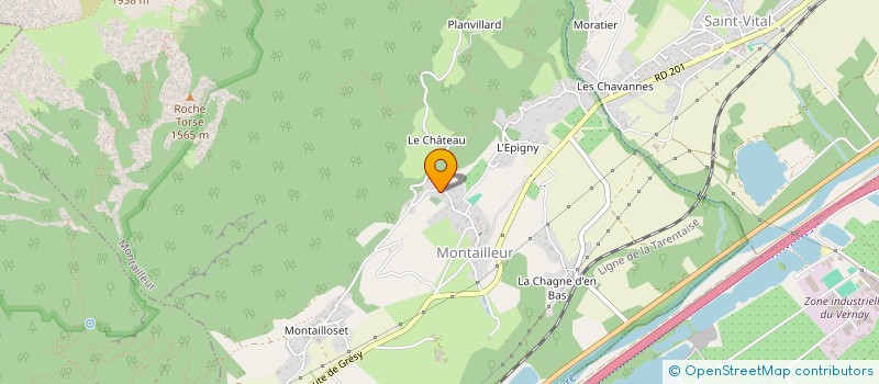 localisation de l'entreprise MADAME JENNA BACCARI  MONTAILLEUR